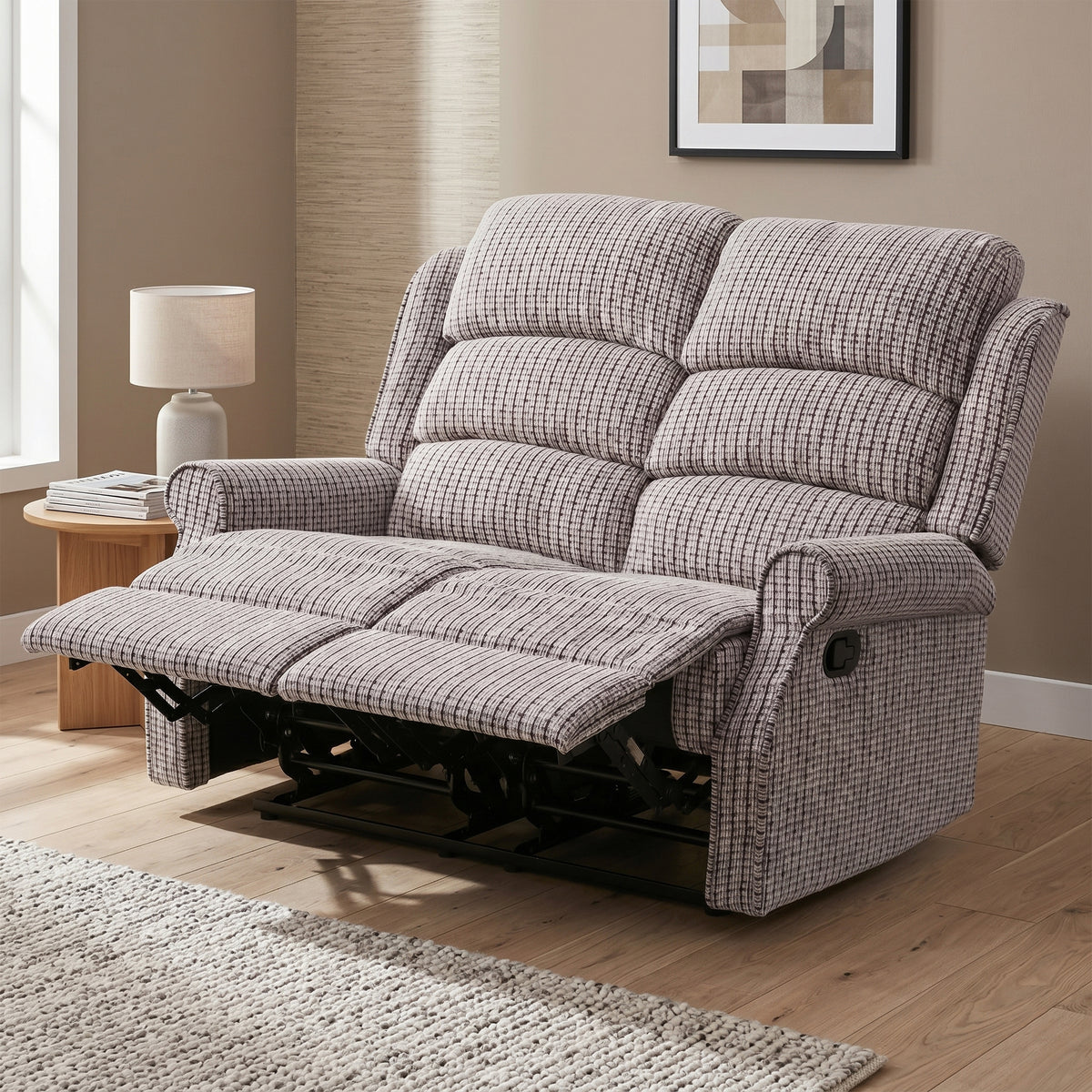 Windsor 2 Seater Manual Recliner in Latte