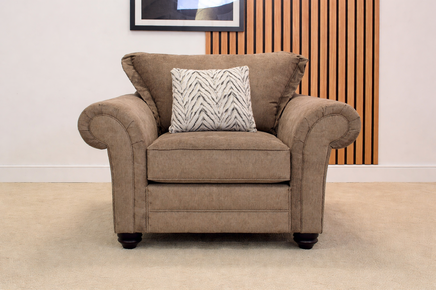 Dalton Arm Chair in Nutmeg