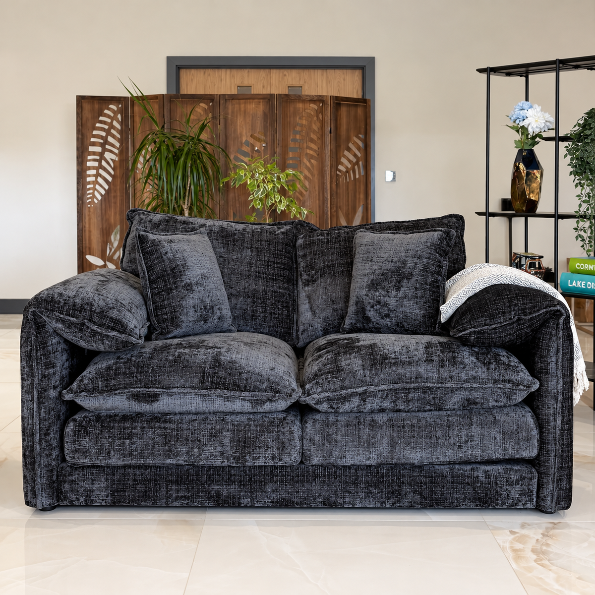 Sienna 2 Seater in Black