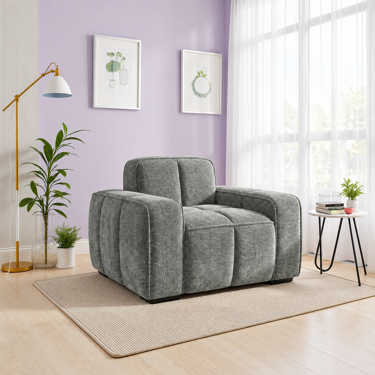 Eiffel Armchair In Grey