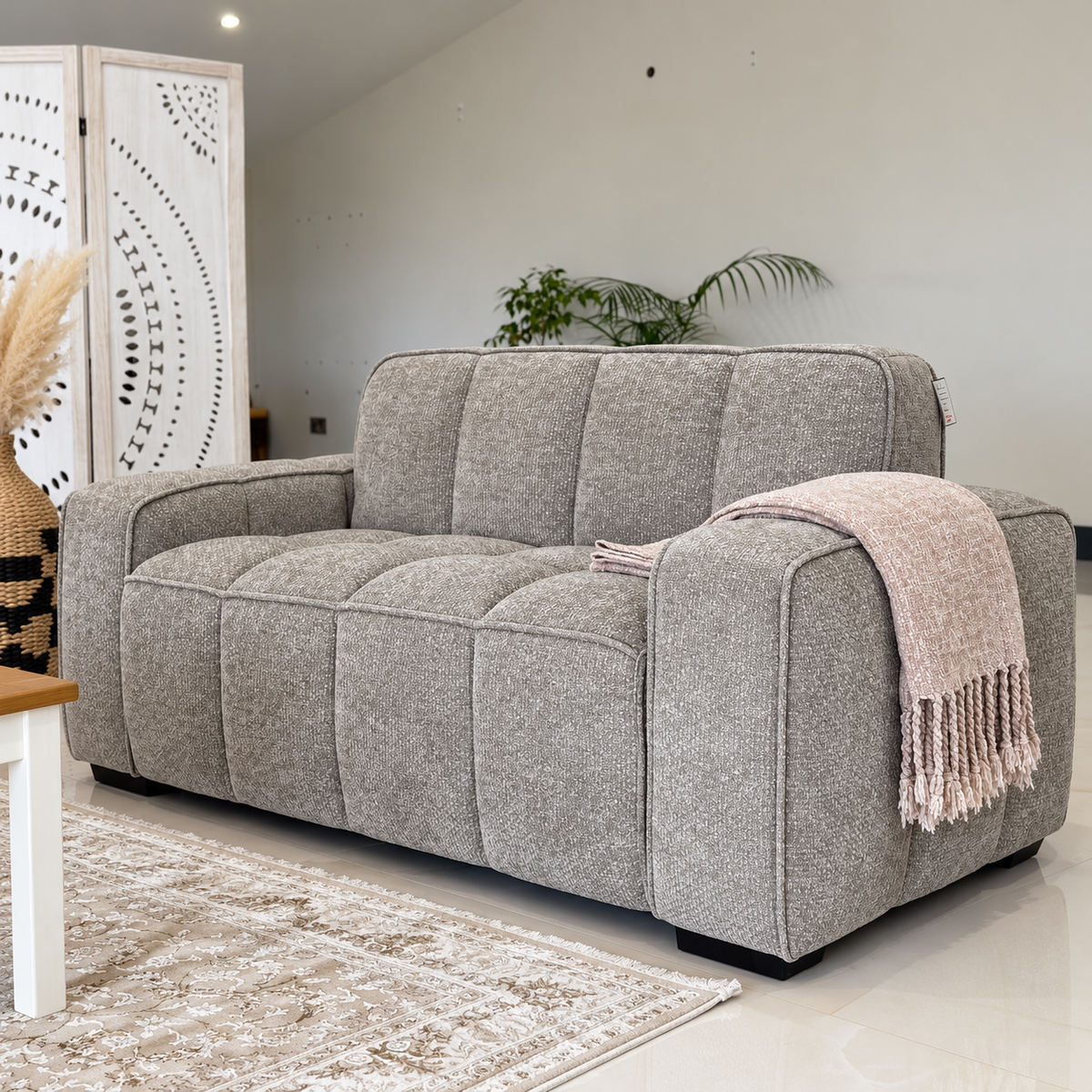 Eiffel 2 Seater Sofa In Beige