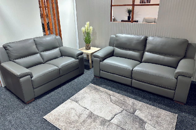 Regina - 3 Seater Leather Sofa (Static)