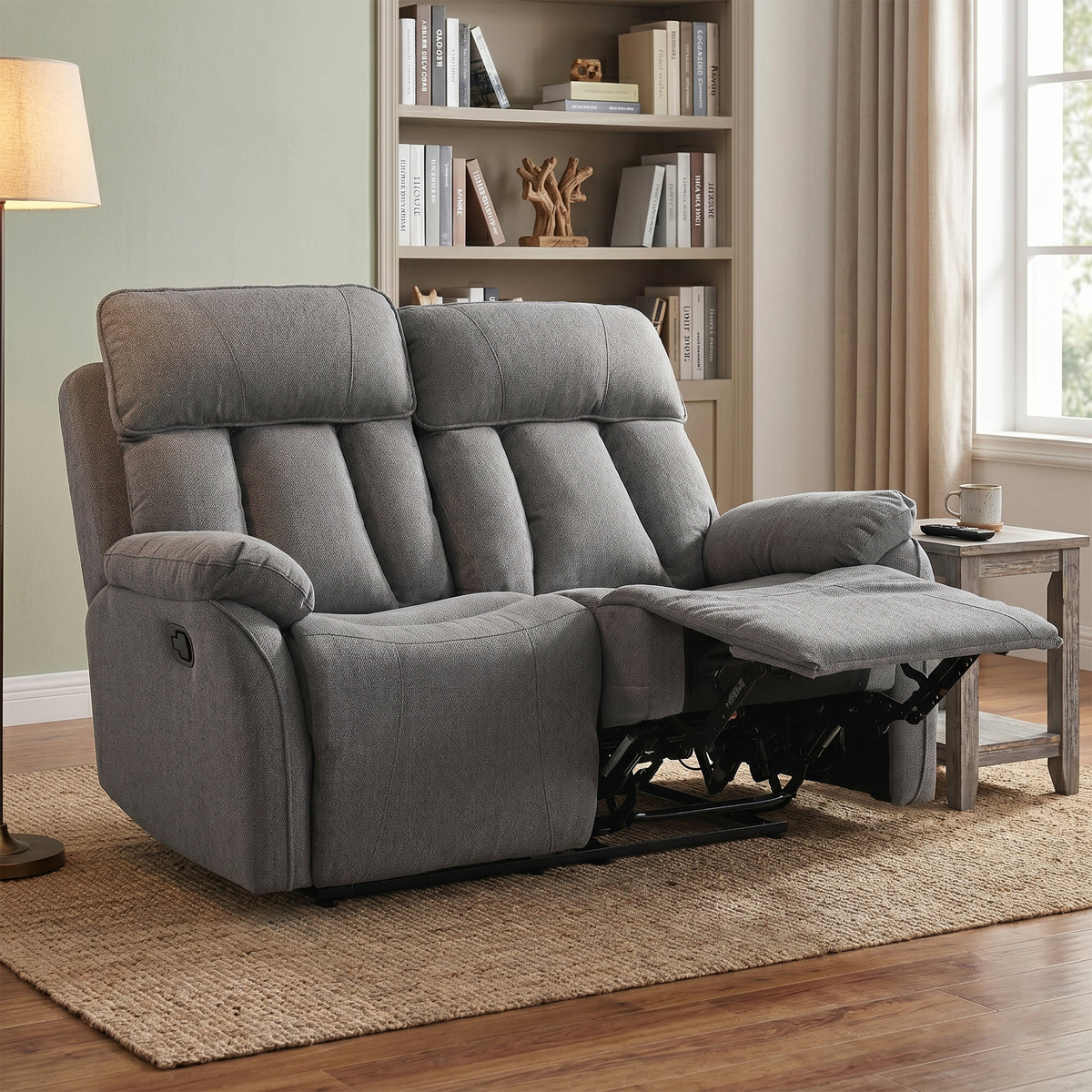Belgrave 2 Seater Manual Recliner In Grey
