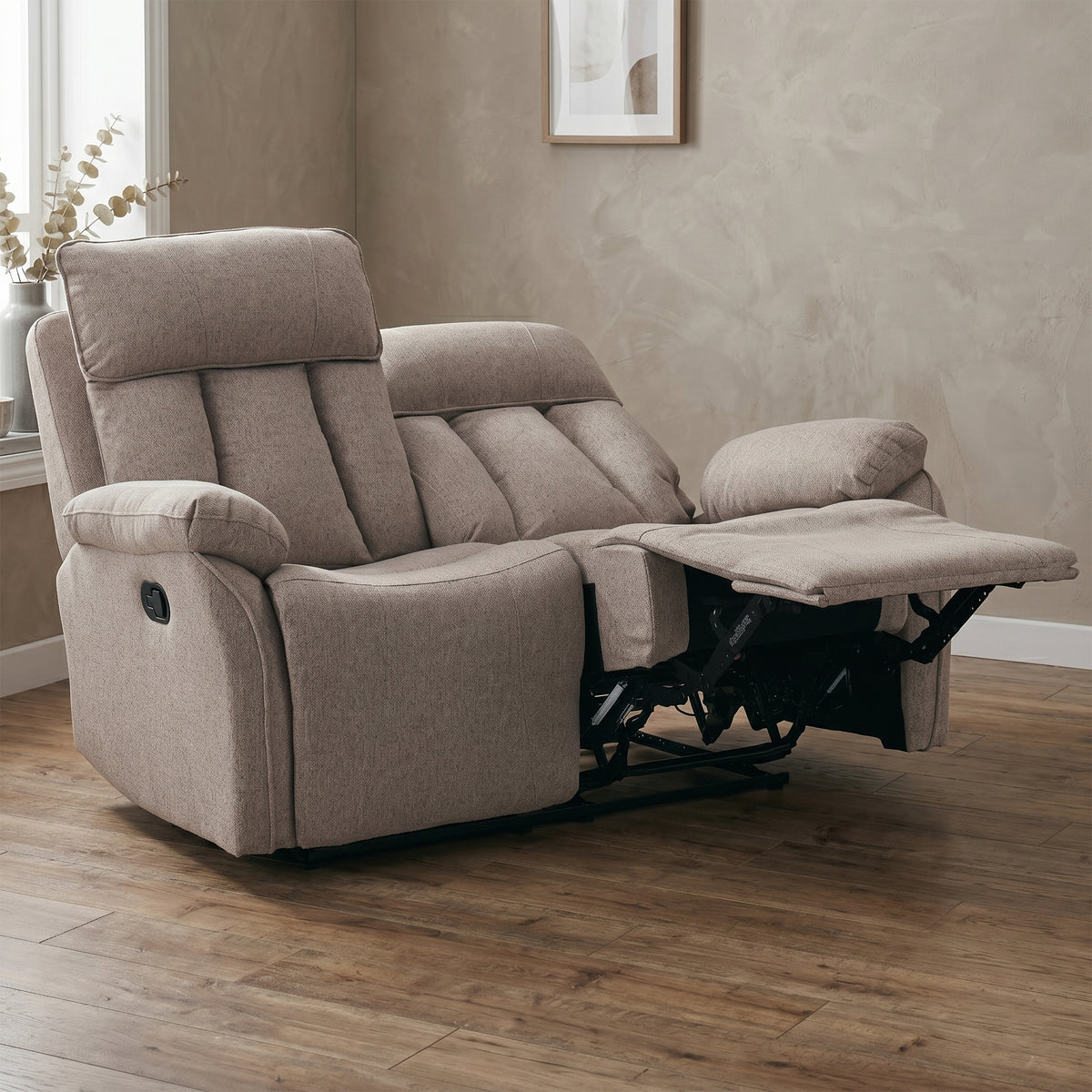 Belgrave 2 Seater Manual Recliner In Oatmeal