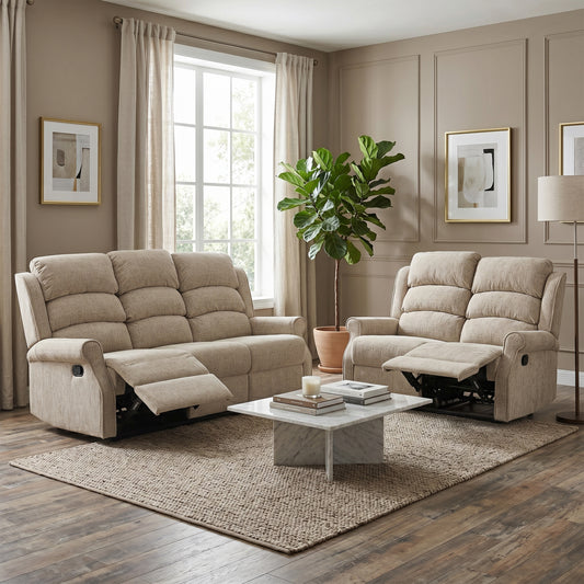 Regency 3+2 Manual Recliner Set In Rabbit