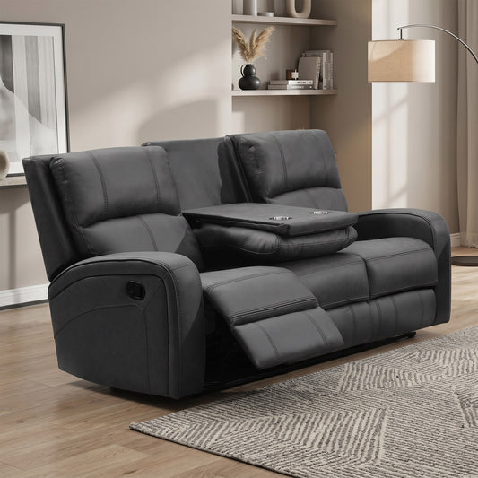 Silverton 3 Seater Manual Recliner In Grey