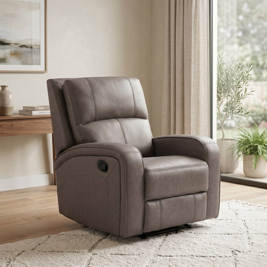 Silverton Manual Recliner Armchair In Taupe