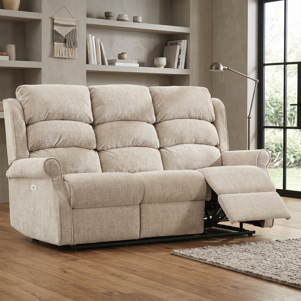 Regency 3 Seater Electric Recliner In Rabbit
