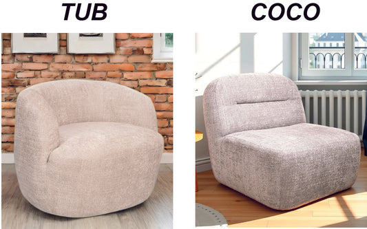 Coco & Tub Accent Chairs