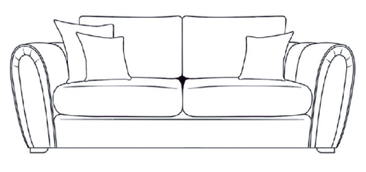 Alana 2 seats formal back