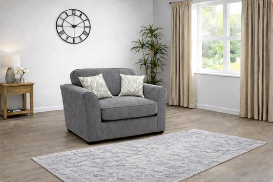 Dorchester Arm Chair In Grey at Sofa Emporium Retford