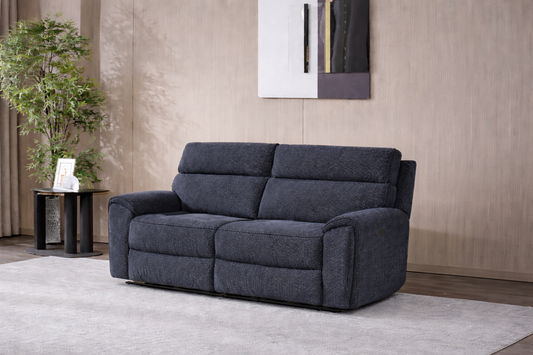 Atlanta 2 Seater Power Recliner In Grey