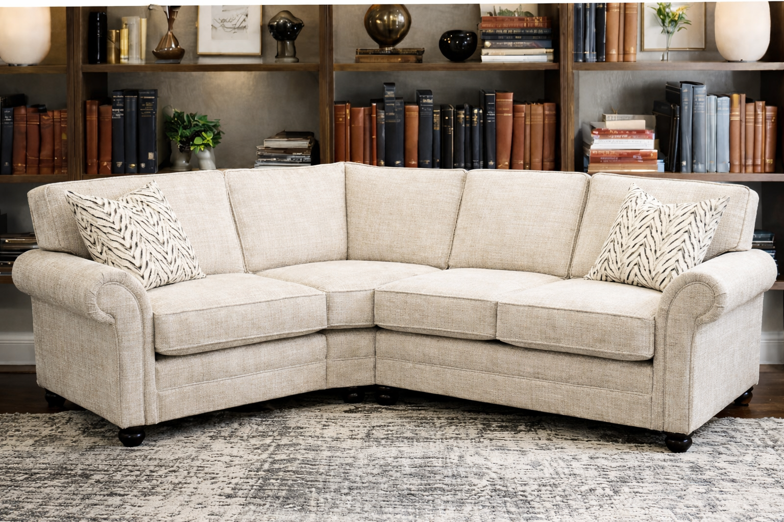 Cotswold 1C2 Formal Back Corner Sofa In Cremona Beige