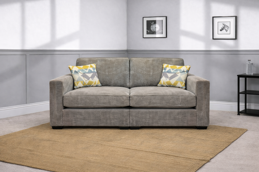 Ariya 2 Seater Sofa In Grey available at Sofa Emporium Retford