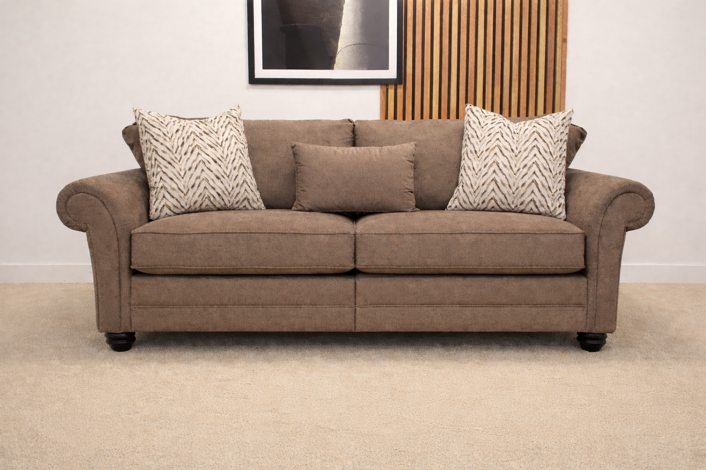 Dalton 4 Seater Sofa in Nutmeg