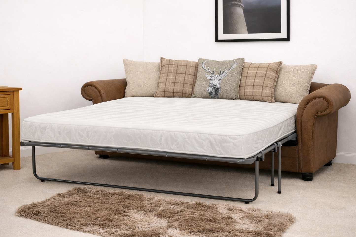 Darwin Sofa Bed In Sultan Oatmeal