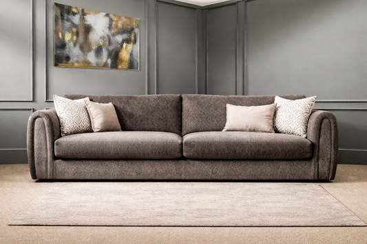 Discover the Alana 4 Seater Sofa In Brown