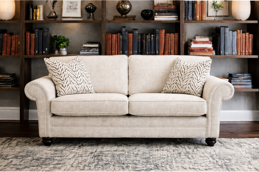 Cotswold 3 Seater Formal Back Sofa In Cremona Beige