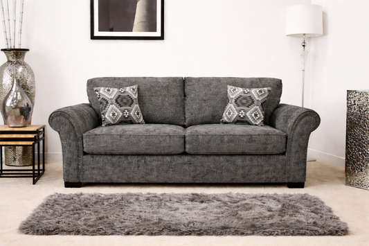 Chicago 3 Seater Sofa In Grey available at Sofa Emporium Retford