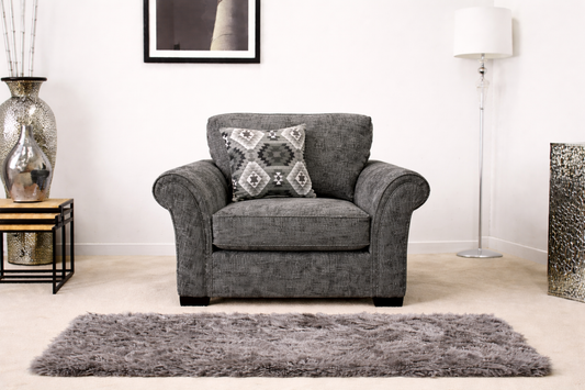 Chicago Arm Chair In Grey