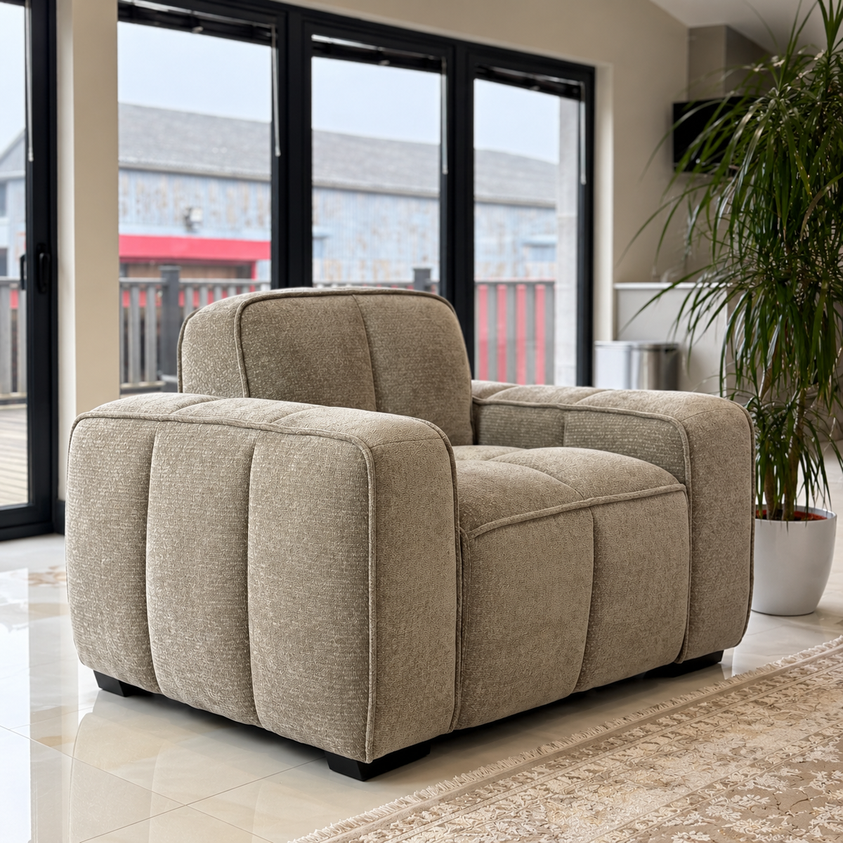 Eiffel Armchair In Beige