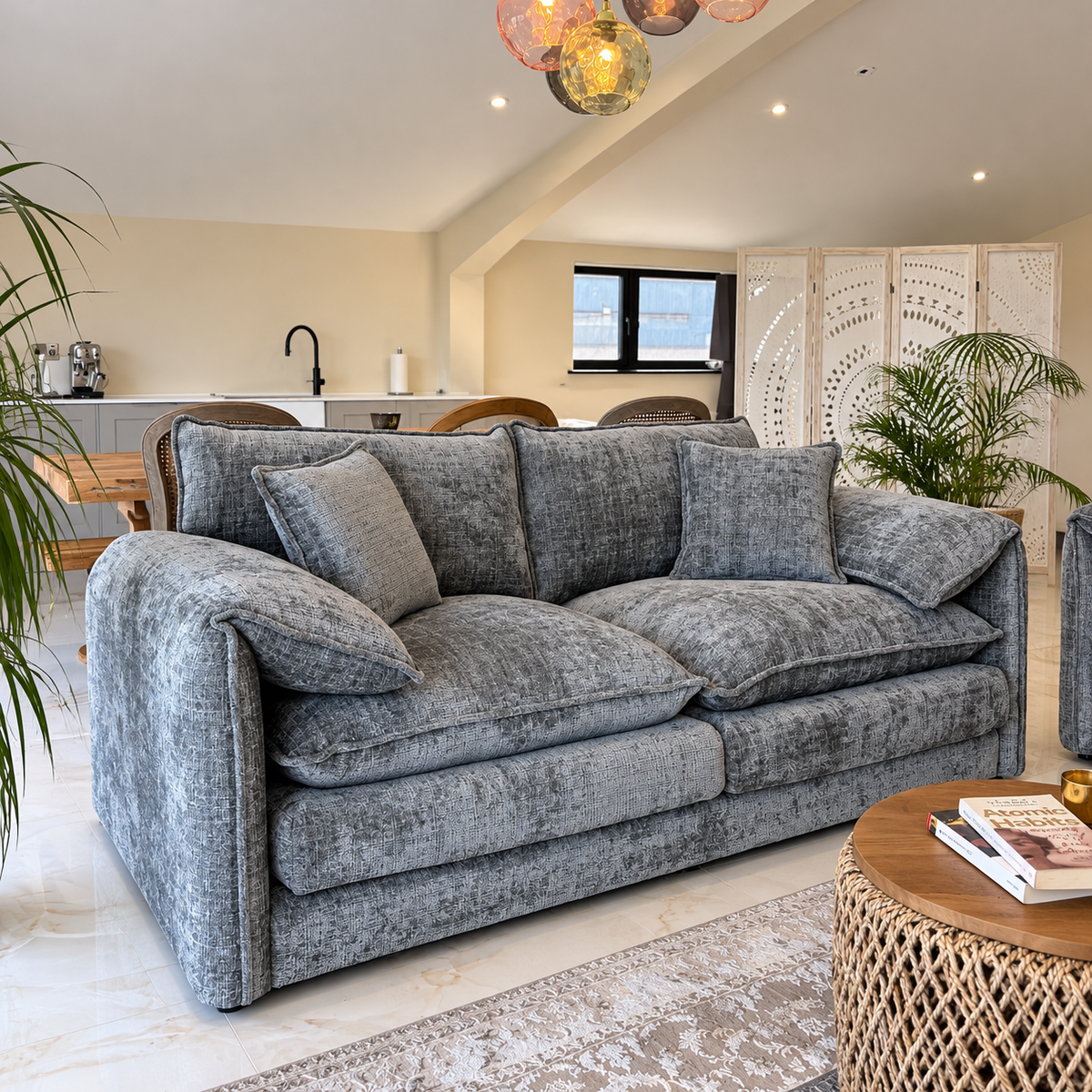 Sienna 3 Seater in Grey