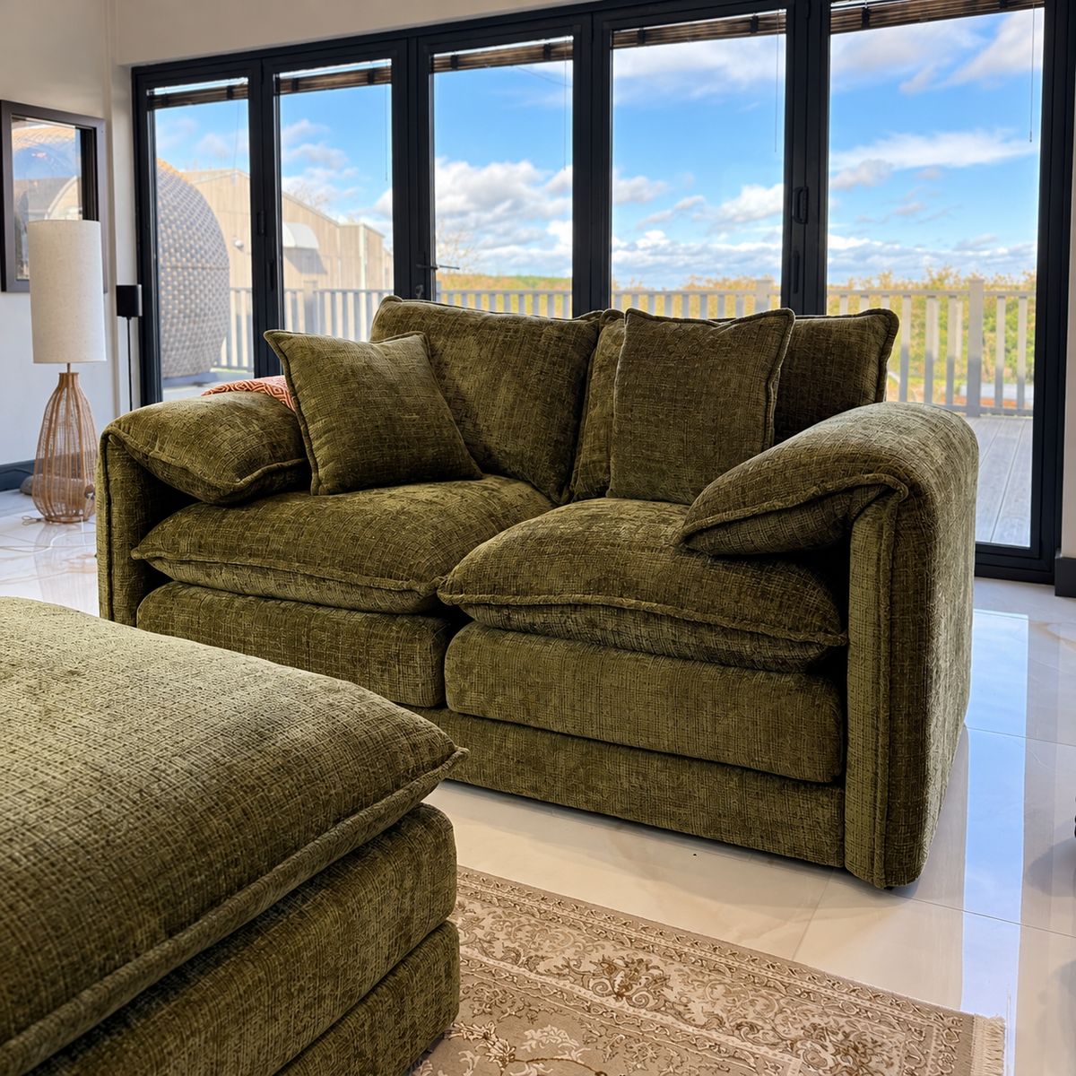 Sienna 2 Seater in Olive