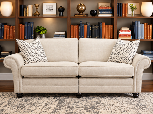 Cotswold 4 Seater Formal Back Sofa In Cremona Beige