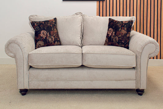 Dalton 2 Seater Sofa - Silver