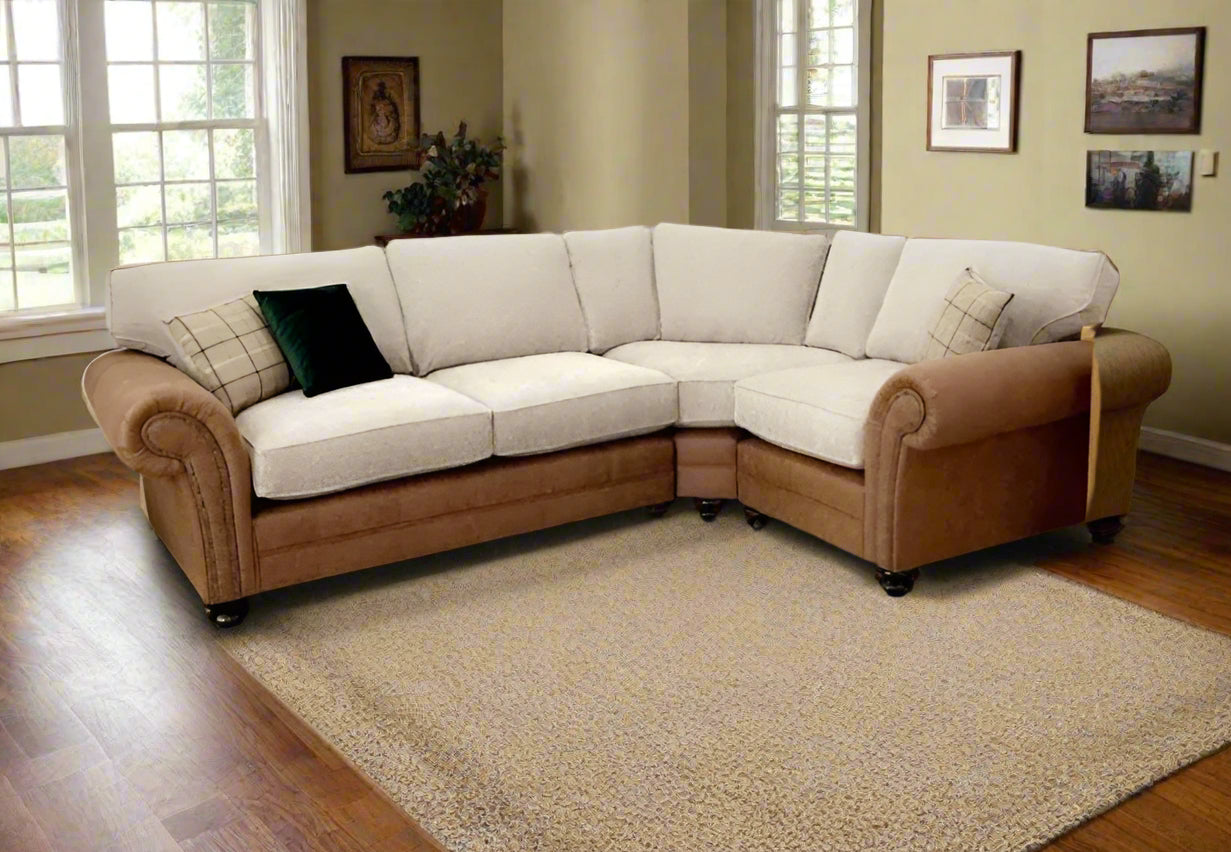 Darwin 2c1 Corner Formal Back Corner Sofa