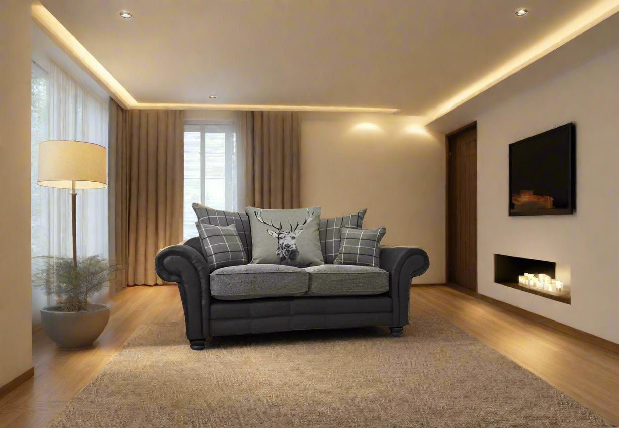 Darwin 2 Seater Pillow Back Sofa