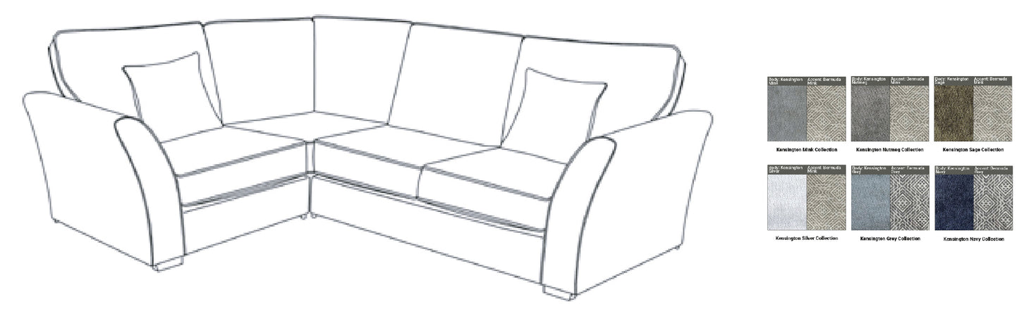 Dorchester 1 Seat, Corner, 2 Seats - Left Hand Corner