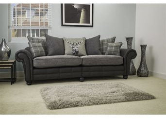 Darwin 4 Seater Pillow Back Sofa (Split)