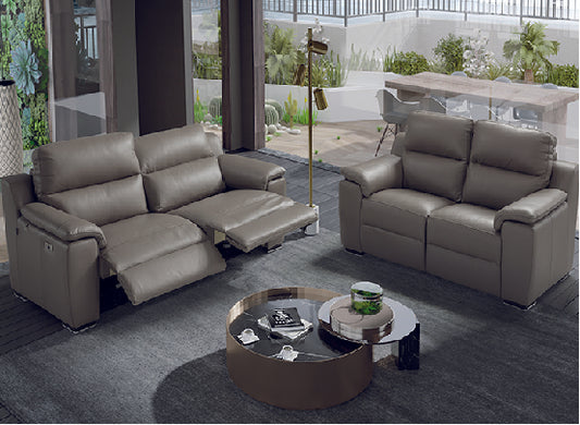 Genoa 3+2 Genuine Italian Leather Collection (Power Recliners)