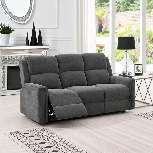 Doncaster 3 Seater In Charcoal