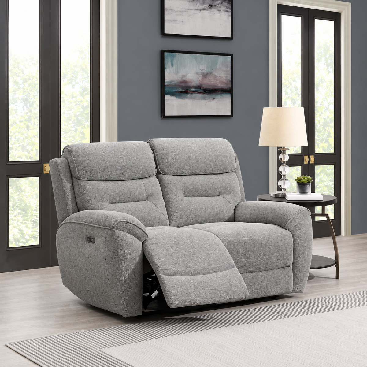 Chester 2 Seater In Light Grey