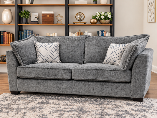 Finchley 4 Seater Sofa In Grey