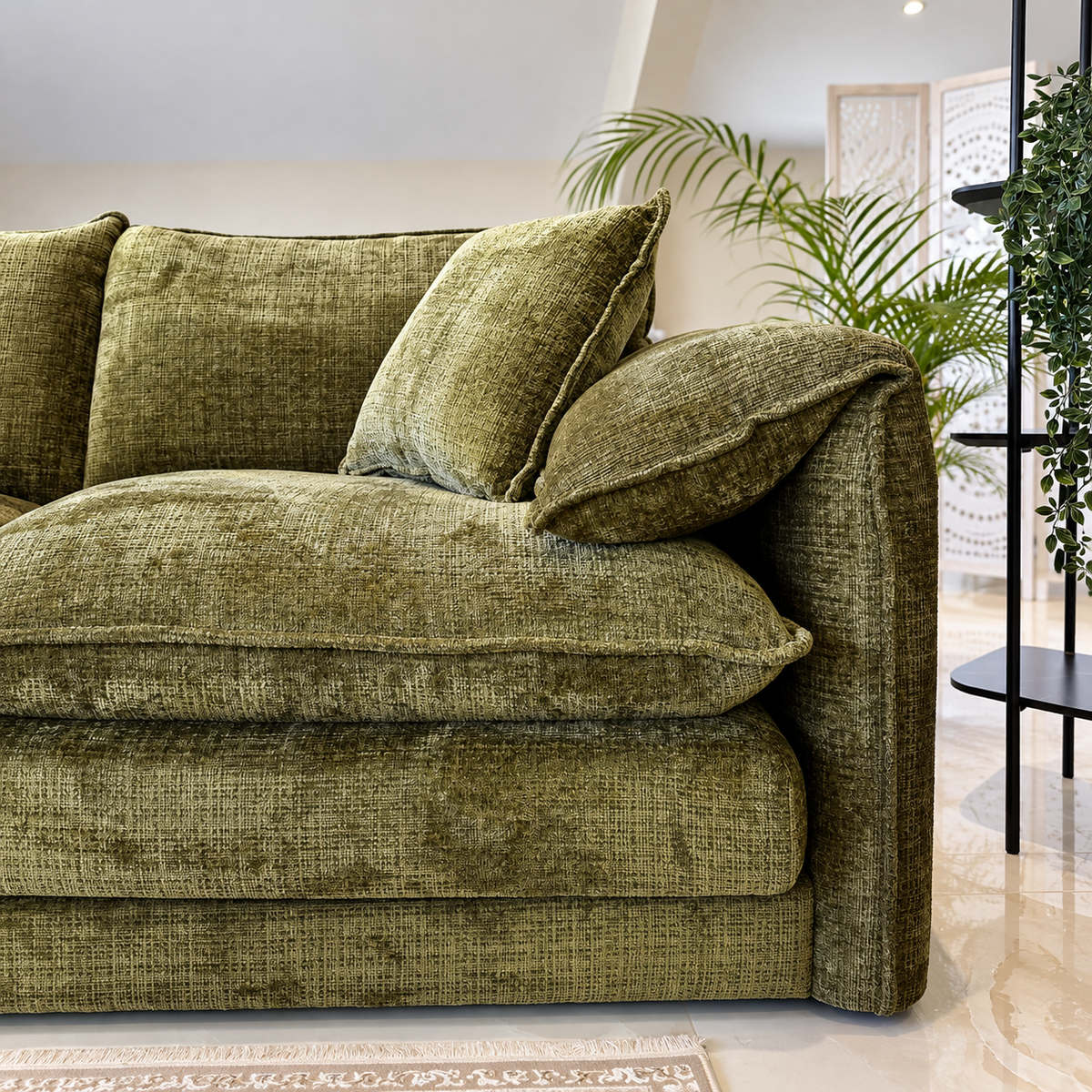 Sienna 3 Seater in Olive