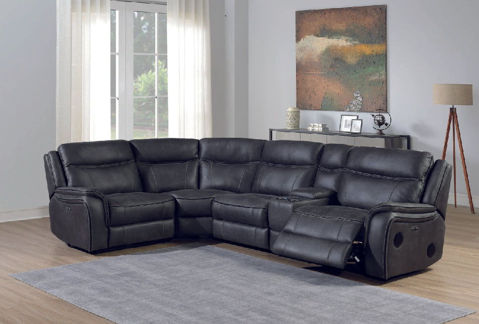 Phoenix Multi Media Power Recliner - Corner Sofa