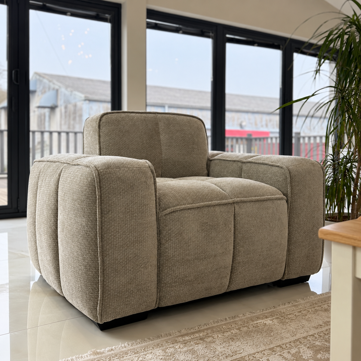 Eiffel Armchair In Beige
