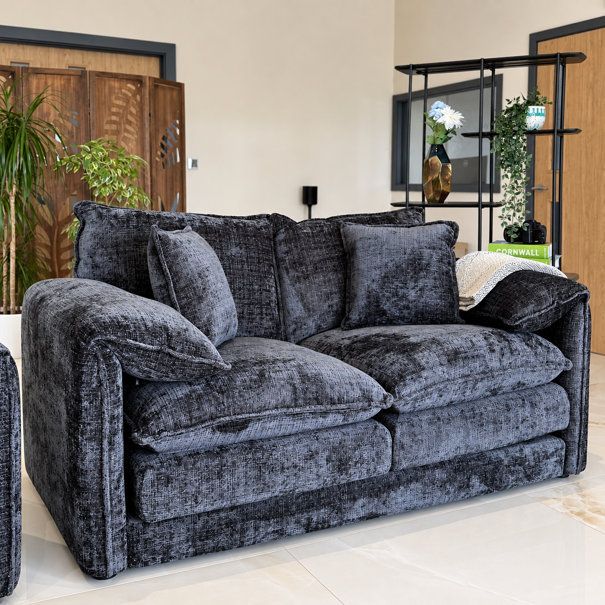 Sienna 2 Seater in Black