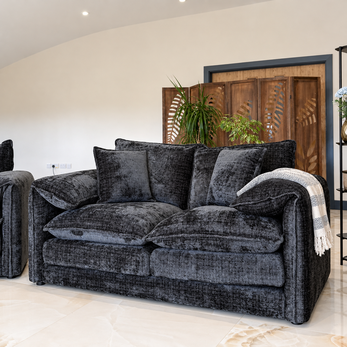 Sienna 2 Seater in Black