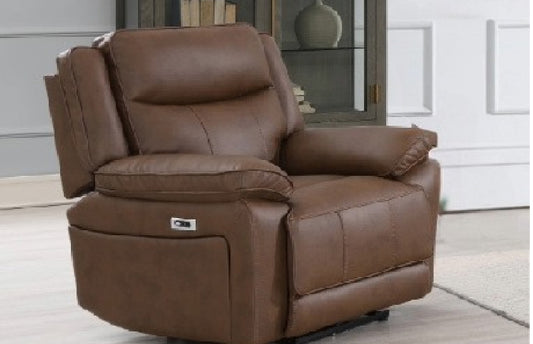 Torino Power Recliner Armchair In Brown