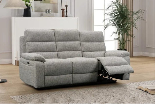Westpoint 3 Seater Power Recliner In Grey