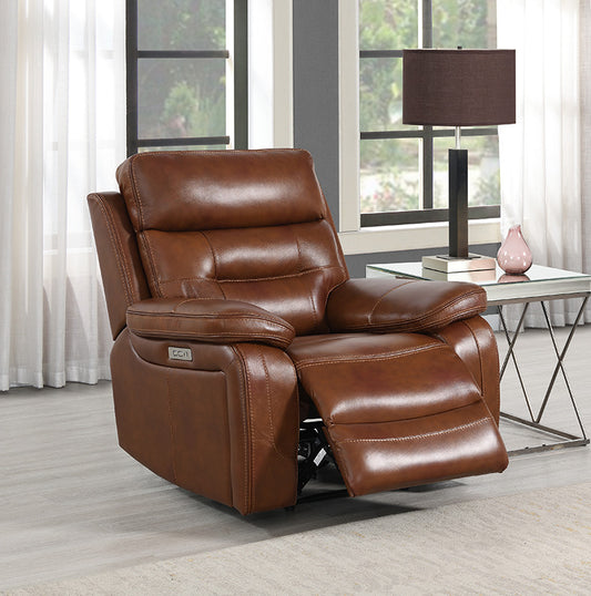 Belgravia Power Recliner Armchair In Brown
