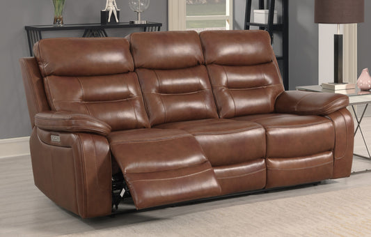 Belgravia 3 Seater Power Recliner Sofa In Brown Available in Retford