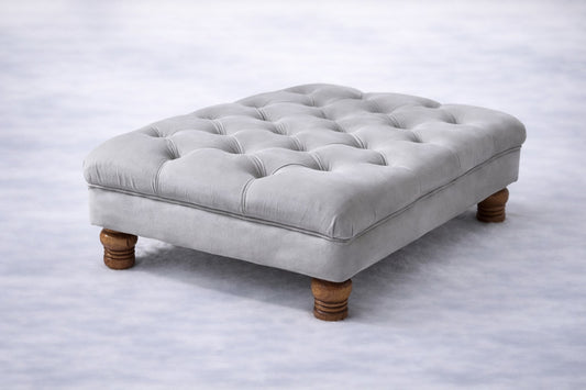 Footstool Collection - Button Bench Footstool