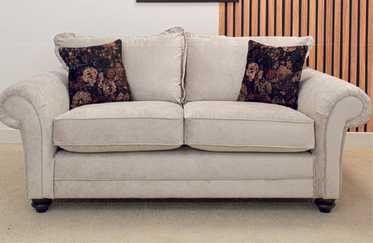 Dalton 3 Seater Sofa - Silver