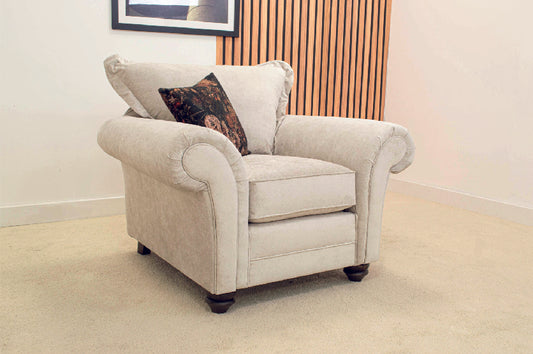 Dalton Arm Chair - Silver