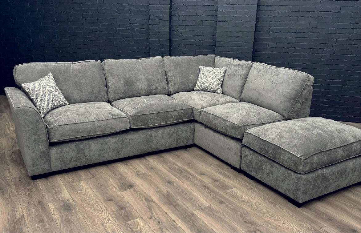 Dorchester Right Hand Formal Back Chaise Corner Sofa